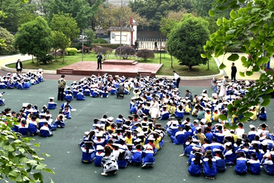 文昌小学疏散演练现场.jpg
